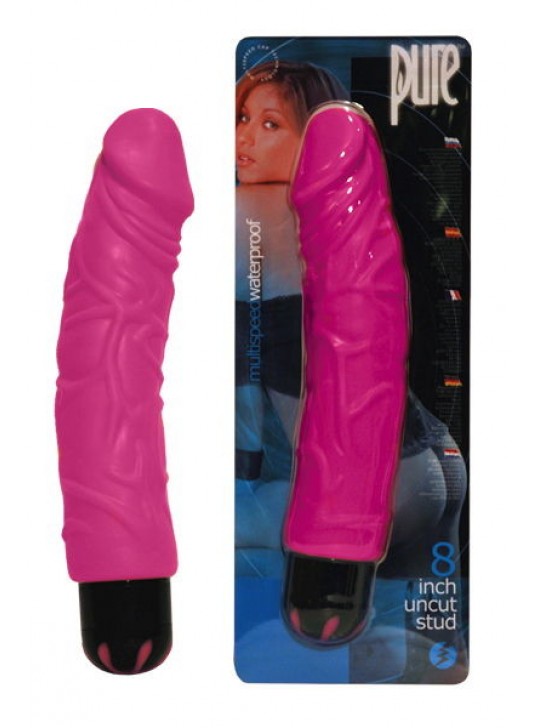 Вибратор Dream Toys, реалистичный,  водонепроницаемый, TPR, розовый, 20,3 см