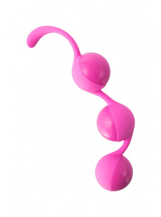 Вагинальные шарики Seven Creations, силиконовые, розовые, Ø3,5				