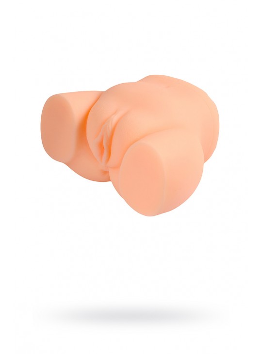 Мастурбатор с вибрацией реалистичный вагина+анус, XISE, Киберкожа, 20 см.