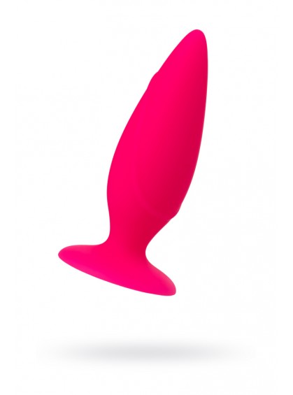 Анальная втулка TOYFA POPO Pleasure силиконовая, розовая, 8,5 см