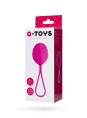 Вагинальный шарик TOYFA A-toys силиконовый, розовый, Ø3,5 см