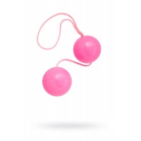Вагинальные шарики TOYFA, ABS пластик, розовые, Ø3 см