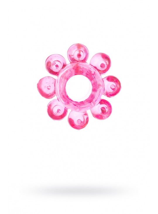 Кольцо гелевое розовое					